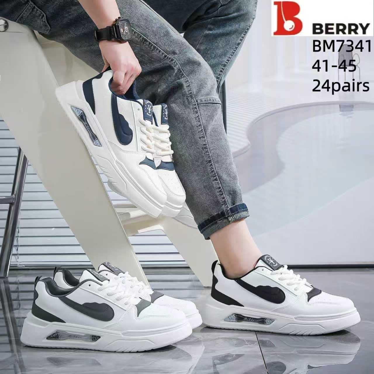 ونس مردانه برند berry بسیار سبک و نرم و راحت با جنس عالی بادوام و قابل شست و شو در سه رنگ با زمینه سفید
